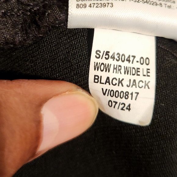 Old Navy | Women's Classic Black Jack Wow Wide Leg Jeans (Size 14 Tall) - Picture 8 of 13